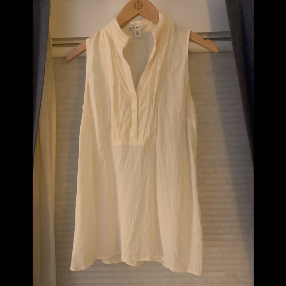 Silk tank top